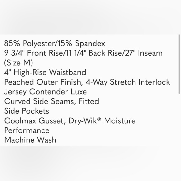 NWT. $75R Marika Alison Side Pocket Floral Legging Contender Luxe Gym to Street - Picture 7 of 7